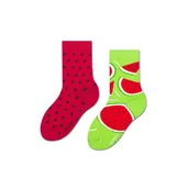 Skarpetki dla dzieci - Kolorowe Skarpetki W Arbuzy R.30-35 - Mixtury Arbuzowe - miniaturka - grafika 1