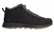 Botki męskie - 41 Buty męskie skórzane czarne Timberland Sneakersy Mid Lace TB0A6DQDELK1 - miniaturka - grafika 1