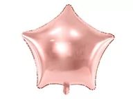 Sylwester - Partydeco Balon foliowy Gwiazdka 70cm różowe złoto FB78M-019R FB78M-019R - miniaturka - grafika 1