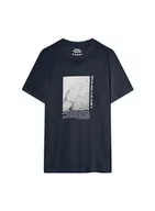 Koszulki męskie - ECOALF koszulka męska Sertaalf, z krótkim rękawem, bawełna z krótkim rękawem, tkanina z recyklingu, koszulka męska z krótkim rękawem, koszulka męska, wygodna i lekka, rozmiar S, Granatowy, S - miniaturka - grafika 1