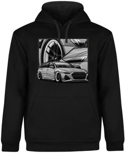 BLUZA MĘSKA Z KAPTUREM MOTORYZACYJNA AUDI RS6 RS S6 CZARNA R-3XL A578 - Bluzy męskie BLUZA MĘSKA Z KAPTUREM MOTORYZACYJNA AUDI RS6 RS S6 CZARNA R-3XL A578 - Bluzy męskie - miniaturka - grafika 1