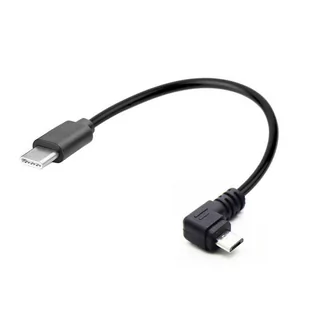 Kabel Kątowy USB-C na MicroUSB 20 cm - Kable USB - miniaturka - grafika 1