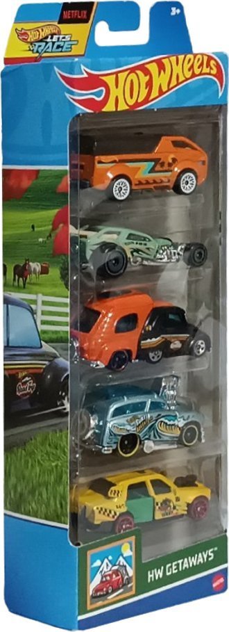 Mattel Autka Hot Wheels - HW Getaways - 5 pak HTV46