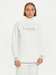 Liu Jo Sport Golf TF4316 MS63M Biały Regular Fit - Swetry damskie - miniaturka - grafika 1