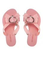 Buty dla dziewczynek - Melissa Japonki Mini Melissa Harmonic Hot Inf 33945 Różowy - miniaturka - grafika 1