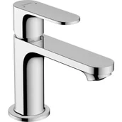 Baterie umywalkowe - HANSGROHE 72510000 Rebris S Jednouchwytowa bateria umywalkowa 80 z kompletem odpływowym Chrom - miniaturka - grafika 1