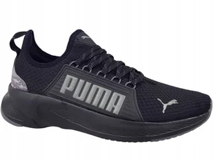 Puma Softride Slip-on Buty Wsuwane Męskie Czarne - Buty sportowe męskie - miniaturka - grafika 1