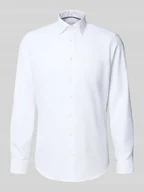 Koszule męskie - Koszula biznesowa o kroju regular fit z kołnierzykiem typu kent - miniaturka - grafika 1