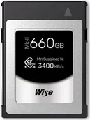Karty pamięci - Karta Wise CFX4-B CFexpress 660 GB WI-CFX4-B660PM2 - miniaturka - grafika 1