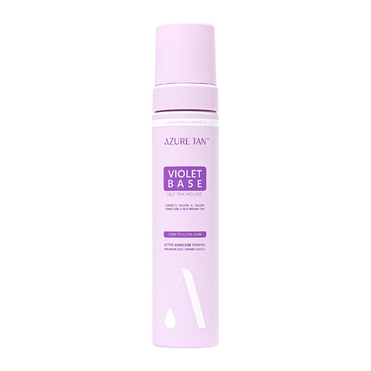 Azure Tan Pianka samoopalająca Violet Base, dark to ultra dark