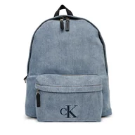 Plecaki - Plecak Calvin Klein Denim Backpack 40 LV04G3138G Błękitny - miniaturka - grafika 1