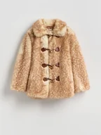 Moda i Uroda OUTLET - Reserved - Kurtka z imitacji futra - wielobarwny - miniaturka - grafika 1
