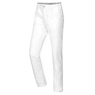 Spodenki męskie - BP Med Trousers 1756-311-0021 męskie spodnie laboratoryjne (rurki) - 65% bawełna, 30% poliester, 5% elastan - nowoczesne dopasowanie - rozmiar: 32/34 - kolor: biały - miniaturka - grafika 1
