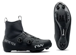BUTY ROWEROWE NORTHWAVE FLAGSHIP GTX - Black - Rozmiar 44 - Buty rowerowe - miniaturka - grafika 1
