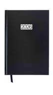 Kalendarze - Kalendarz 2026 A5 Ekonomiczny dzienny V3 czarny K-A5D E - kalendarz - miniaturka - grafika 1