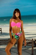 Stroje kąpielowe - Kostium kąpielowy L2571/4 Różowy (Rozmiar 70B/36) - miniaturka - grafika 1