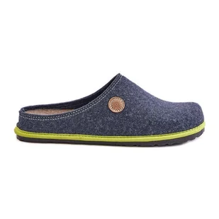 Obuwie Domowe Damskie Kapcie Inblu CS000039 Granatowe niebieskie - Kapcie damskie - miniaturka - grafika 1