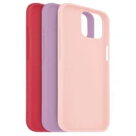 Etui i futerały do telefonów - Fixed Zestaw pokrowców Story na Apple iPhone 14 FIXST-928-3SET1 Czerwony/Różowy /Purpurowy - miniaturka - grafika 1