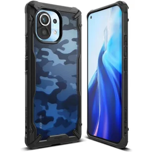 RINGKE Etui Fusion X do Xiaomi Mi 11 Camo Black - Etui i futerały do telefonów - miniaturka - grafika 1