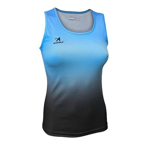 Asioka Damska koszulka sportowa Tenerife Mesh, idealna do biegania, siłowni, fitnessu i sportu,