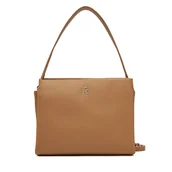 Torebki damskie - Torebka Tommy Hilfiger Th Legacy Med Satchel AW0AW17173 Brązowy - miniaturka - grafika 1