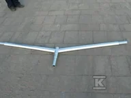 Akcesoria do oświetlenia - Wysiegnik profilowany W12/2/1 dwa ramiona, wysięg ramienia 1m.Średnica uchwytu lampy fi 48 - miniaturka - grafika 1