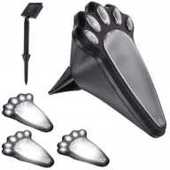 Lampy ogrodowe - Lampki Solarne Łapki Ogrodowe Gruntowe Led 4 Szt. - miniaturka - grafika 1