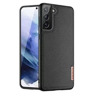 Etui i futerały do telefonów - Dux Ducis Etui Fino Nylonowe Pokrycie do Samsung Galaxy S21+ 5G (S21 Plus 5G) czarny - miniaturka - grafika 1