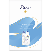 Zestawy kosmetyków damskich - Dove zestaw: żel pod prysznic, 250 ml + dezodorant w sprayu, 150 ml - miniaturka - grafika 1