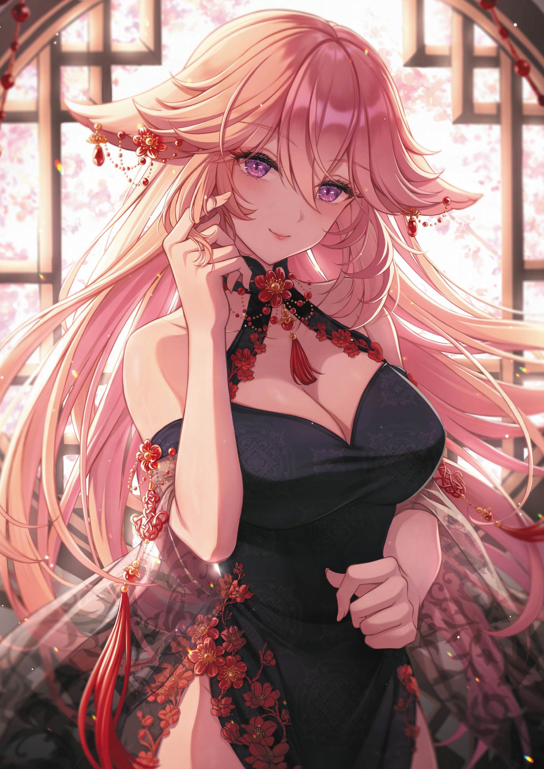Plakat A1 Genshin Impact Anime Gra Yae Miko