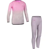Bielizna sportowa damska - Bielizna termoaktywna SPOKEY Elsa ( 134/140) Szaro-różowy - miniaturka - grafika 1