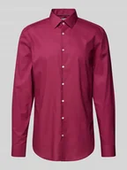 Koszule męskie - Koszula biznesowa o kroju slim fit z listwą guzikową - miniaturka - grafika 1