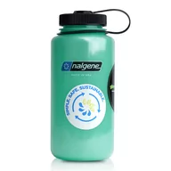 Shakery i bidony sportowe - Nalgene - Butelka na wodę 32 oz Wide Mouth Sustain - Otwór 63 mm - 1,1L - Glow Green - 2020-4032 - miniaturka - grafika 1