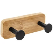 Wieszaki łazienkowe - WIESZAK PODWÓJNY SAMOPRZYLEPNY JOTTA SCANDI BAMBUS - miniaturka - grafika 1