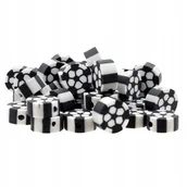 Dekoratorstwo - Koraliki z glinki polimerowej DIY Piłka Nożna do Bransoletek - miniaturka - grafika 1