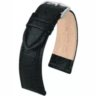 Akcesoria do zegarków - Czarny pasek skórzany 20 mm HIRSCH Crocograin 12322850-2-20 (L) RATY | GRATIS WYSYŁKA | GRATIS ZWROT DO  1 ROKU | 100% ORYGINAŁ!! - miniaturka - grafika 1
