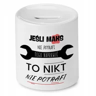 Skarbonki - Skarbonka na Urodziny 75 75te 75-te na Prezent z Nadrukiem ze Zdjęciem + Opakowanie na prezent (wzór 03) - miniaturka - grafika 1