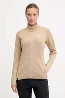 Bluzy damskie - Salewa bluza outdoorowa Puez Cammino damska kolor beżowy gładka 00.0000029095 - miniaturka - grafika 1