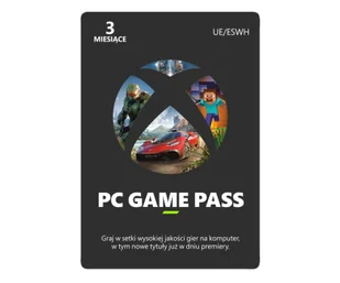 Microsoft PC Game Pass - 3 miesiące (kod) - Kody i doładowania cyfrowe - miniaturka - grafika 1