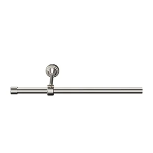 Karnisz pojedynczy Goodhome Athens 16 mm 240 cm kula srebrny - Karnisze - miniaturka - grafika 1