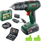 Wiertarko-wkrętarki akumulatorowe - Bosch UniversalImpact 2x1,5 Ah (06039D4104) - miniaturka - grafika 1