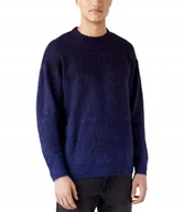 Swetry męskie - WRANGLER OMBRE KNIT BLUE RIBBON W8C3PCB51 L - miniaturka - grafika 1