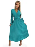 Sukienki - numoco Sukienka w kolorze turkusowym - miniaturka - grafika 1