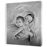 Ikony i obrazy sakralne - Obraz religijny na płótnie Matka Boża z Dzieciątkiem Jezus - miniaturka - grafika 1