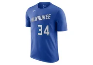 Koszulki męskie - Nike Nba Milwaukee Bucks Giannis Antetokounmpo City Edition Tee Game Royal - miniaturka - grafika 1