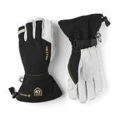 Rękawice motocyklowe - Rękawice Zimowe Hestra Army Leather Gore-Tex 5 Finger Czarny/Naturalny szary7 - miniaturka - grafika 1