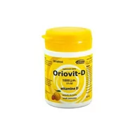 Witaminy i minerały - ORION PHARMA POLAND SP. Z O.O. Oriovit-D 1000 j.m. (25mcg) smak owocowy 100 tabletek 3211282 - miniaturka - grafika 1