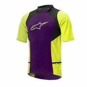 Koszulki rowerowe - Alpinestars, Koszulka damska, Drop 2  purple-acid yellow 1766315-386, fioletowo-żółty, rozmiar S - miniaturka - grafika 1