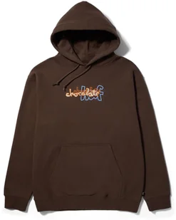 bluza męska HUF (CHOCOLATE) CARSON PO HOODIE Chocolate - Bluzy męskie - miniaturka - grafika 1