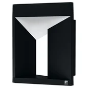 Lampy ogrodowe - Eglo Lampa zewnętrzna NEMBRO styl nowoczesny aluminium tworzywo sztuczne czarny 98748 - miniaturka - grafika 1